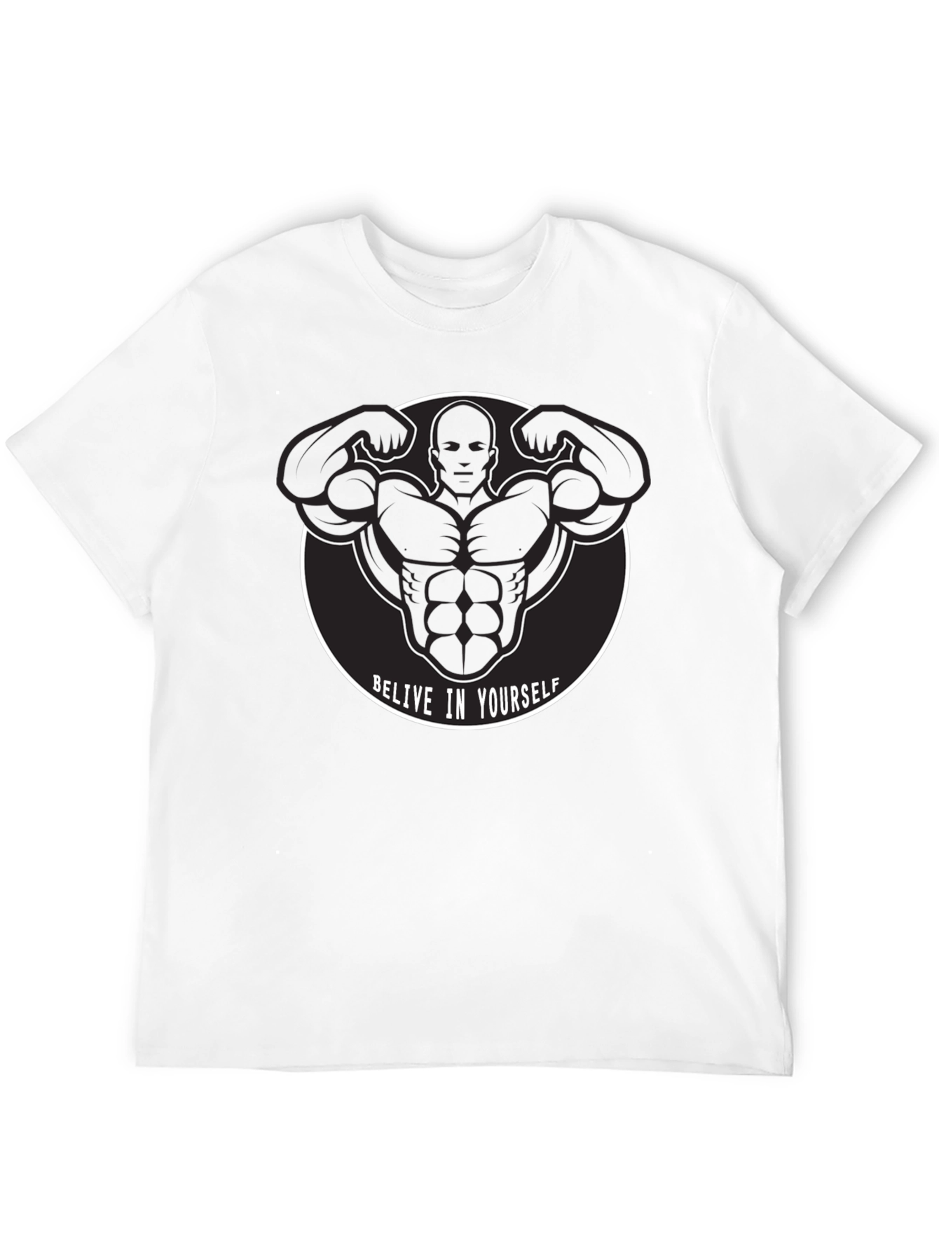 Believe In Yourself Graphic T-Shirt for Fitness Enthusiasts