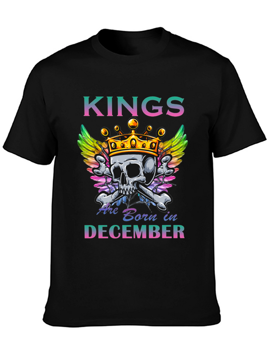 Kings Born in December Graphic T-Shirt