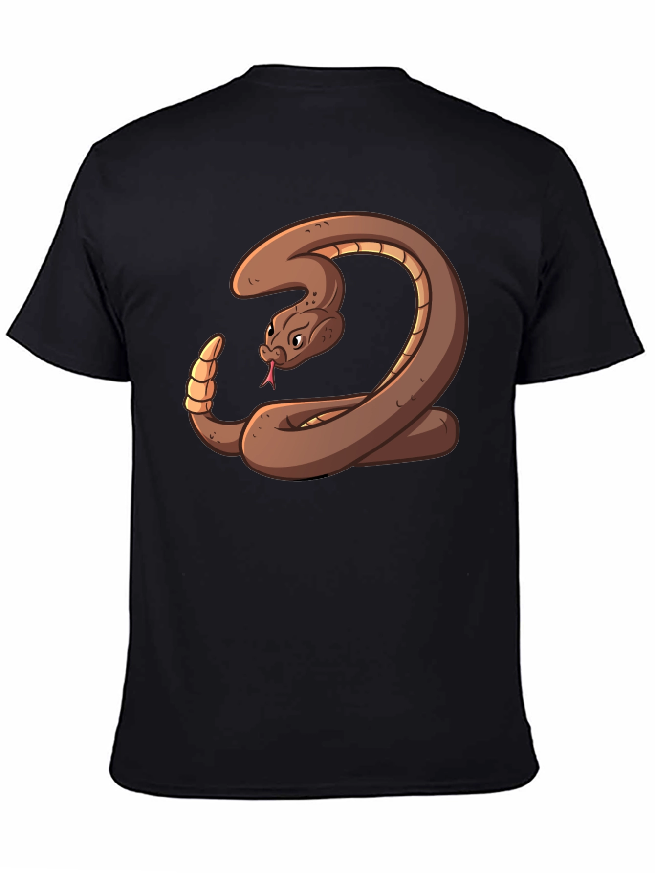 Snake Graphic Black T-Shirt