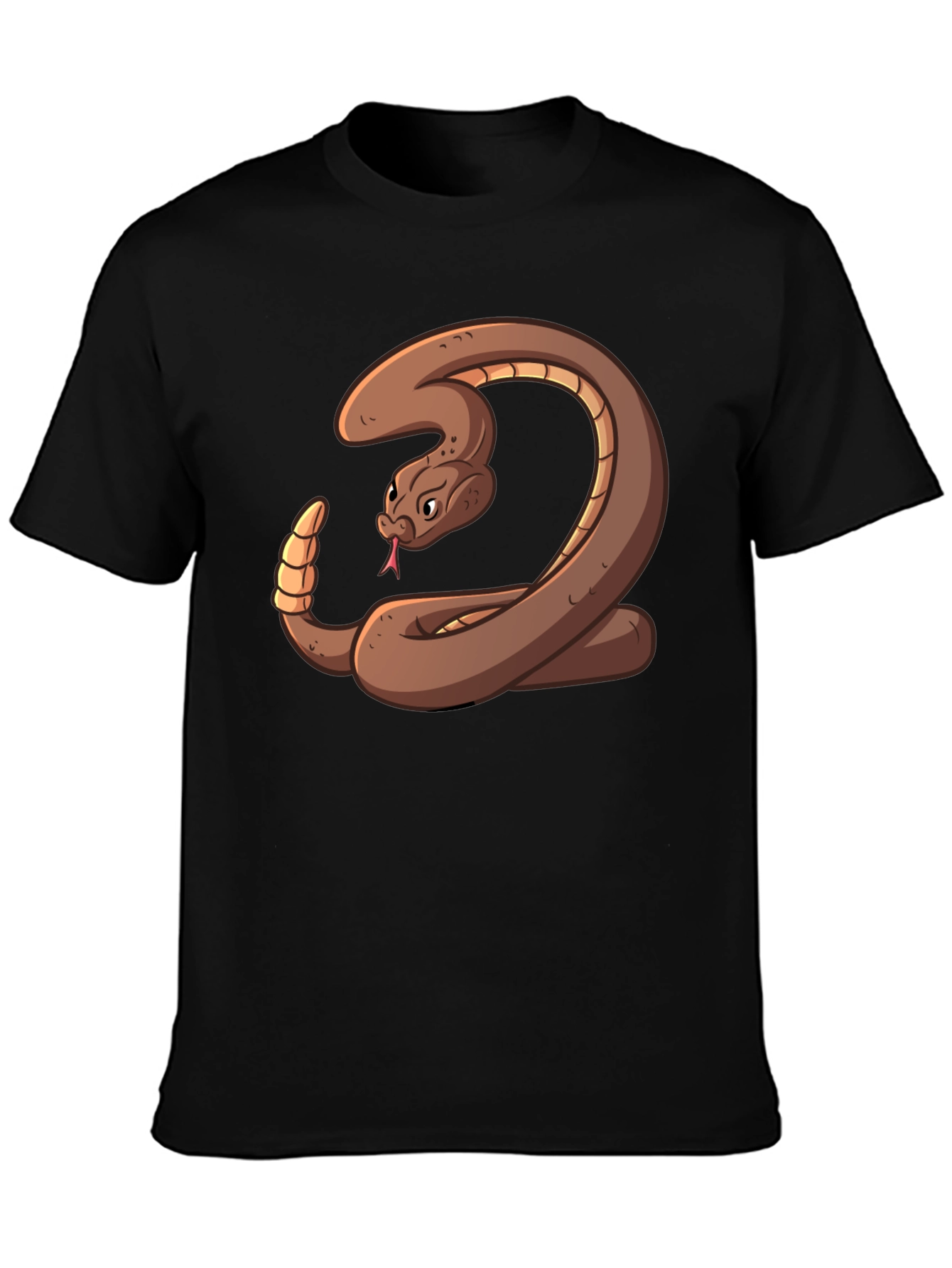 Snake Graphic Black T-Shirt
