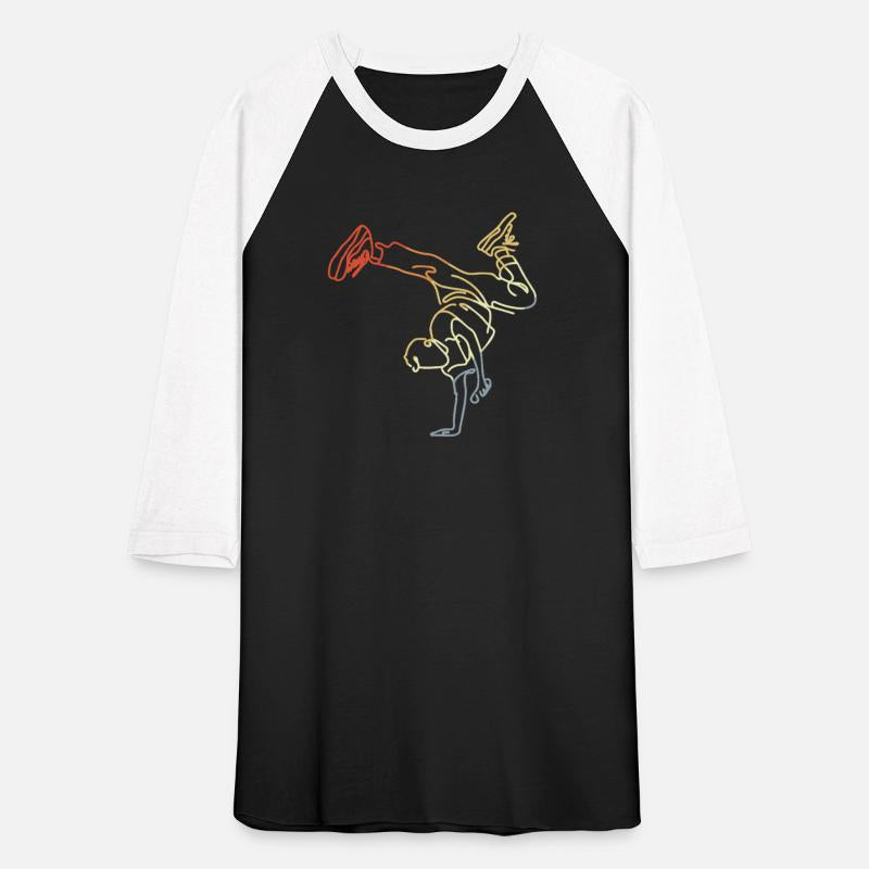 Vintage Breakdancing Boy Sketch