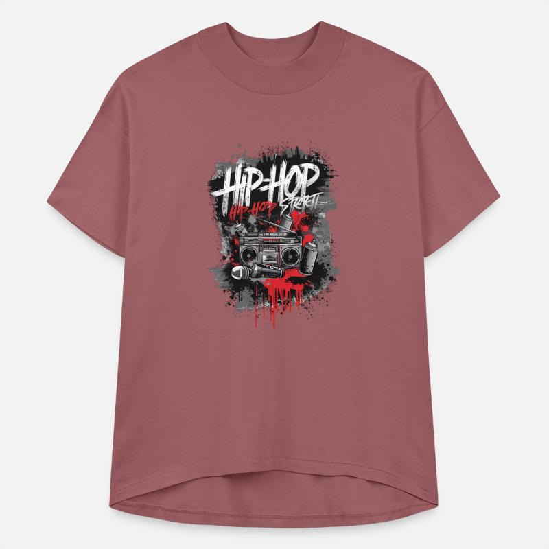 Vintage Hip Hop Rapper-Inspired Graffiti Art