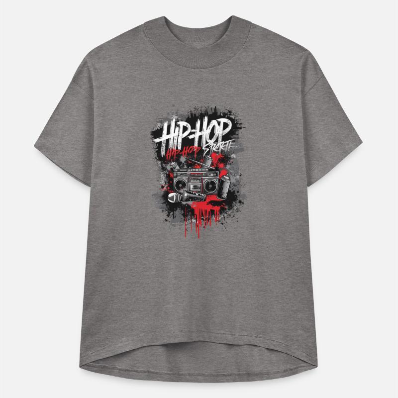 Vintage Hip Hop Rapper-Inspired Graffiti Art