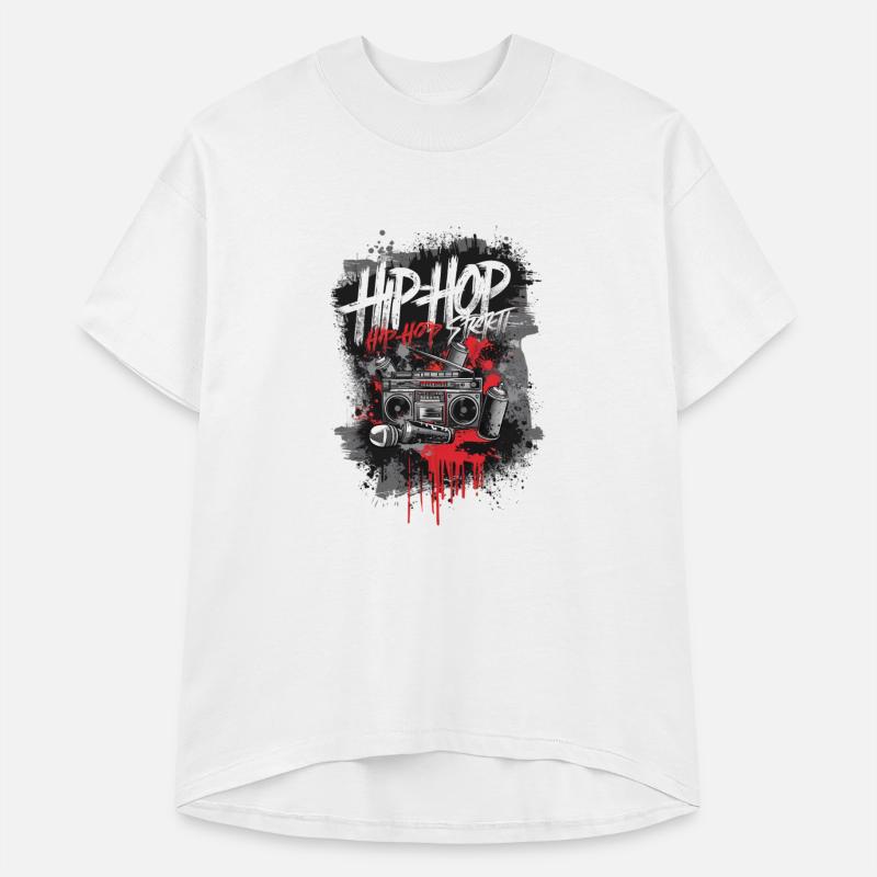 Vintage Hip Hop Rapper-Inspired Graffiti Art