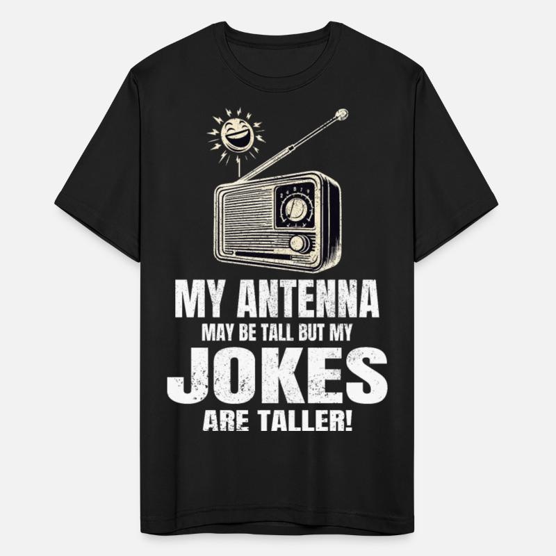 Vintage Radio Aesthetic Tall Antennas Taller Jokes