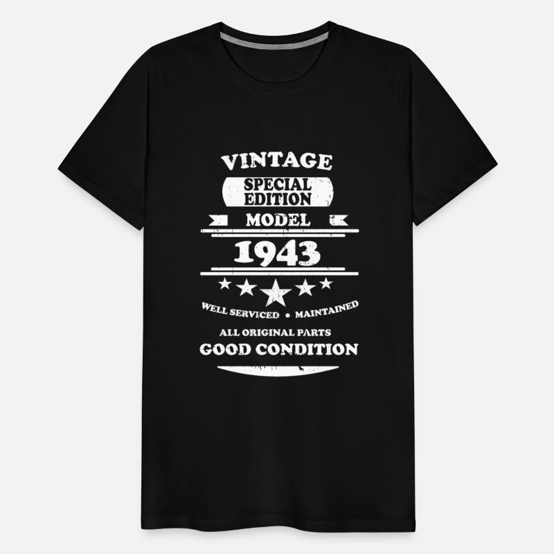 Vintage Retro White 1943