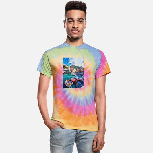 Vintage San Gimignano Siena Painting Cinque Terra