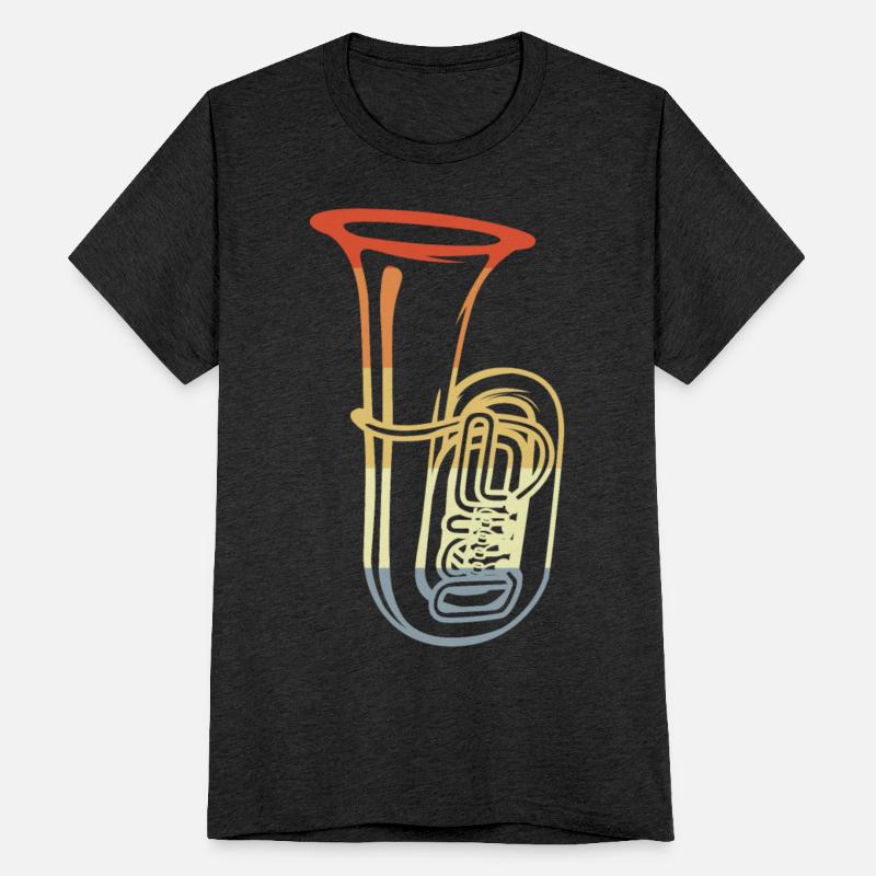 Vintage Tuba Drawing
