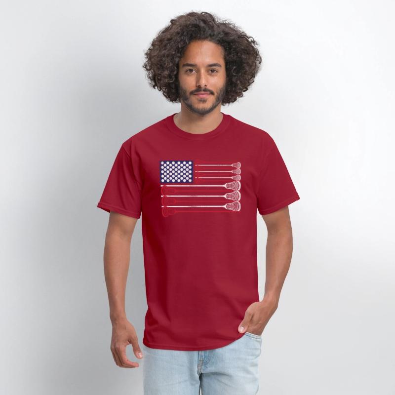 Vintage US Flag Lacrosse Balls + Bats ➢ Laxing