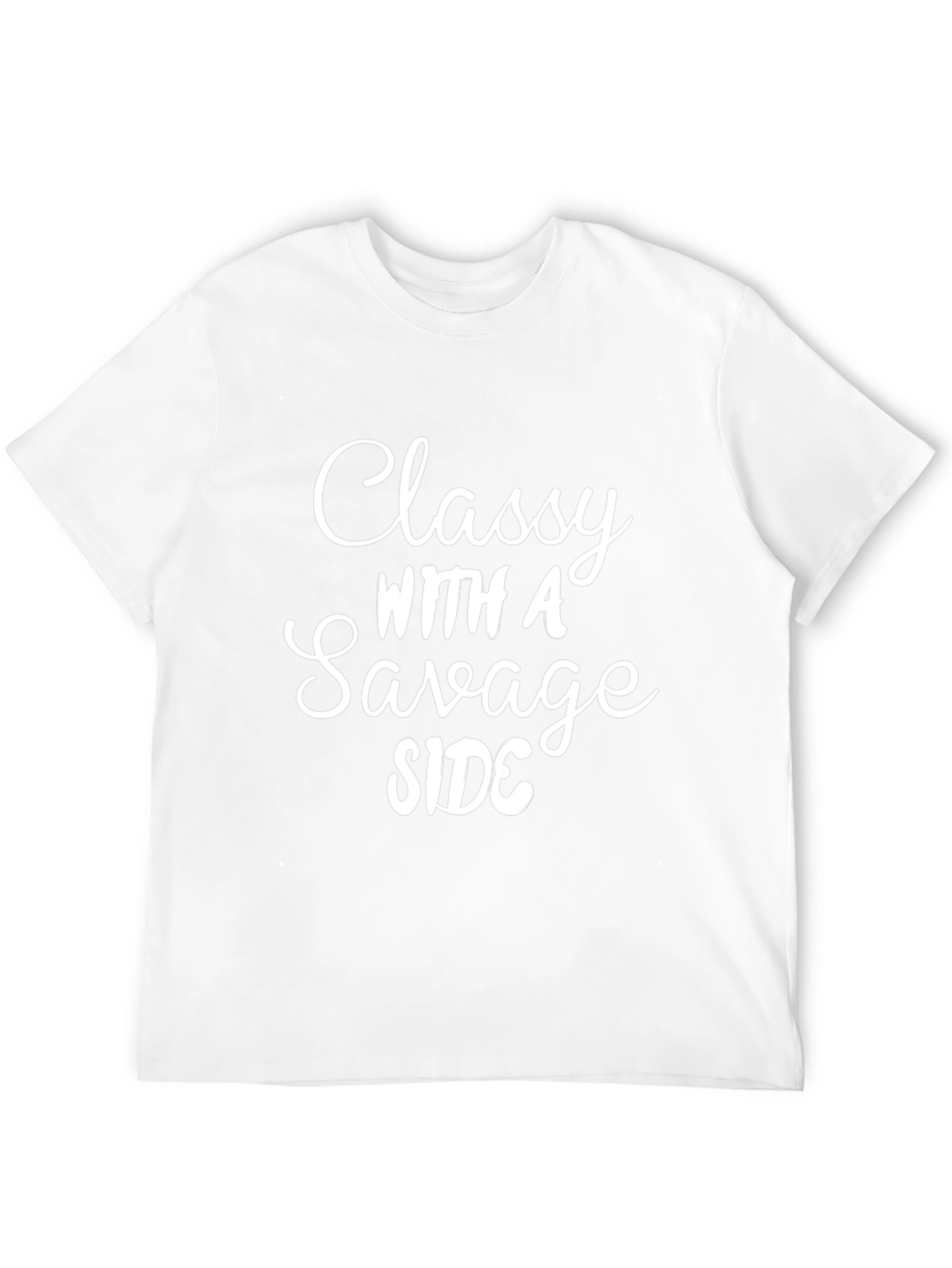 Classy With a Savage Side Black Graphic Tee