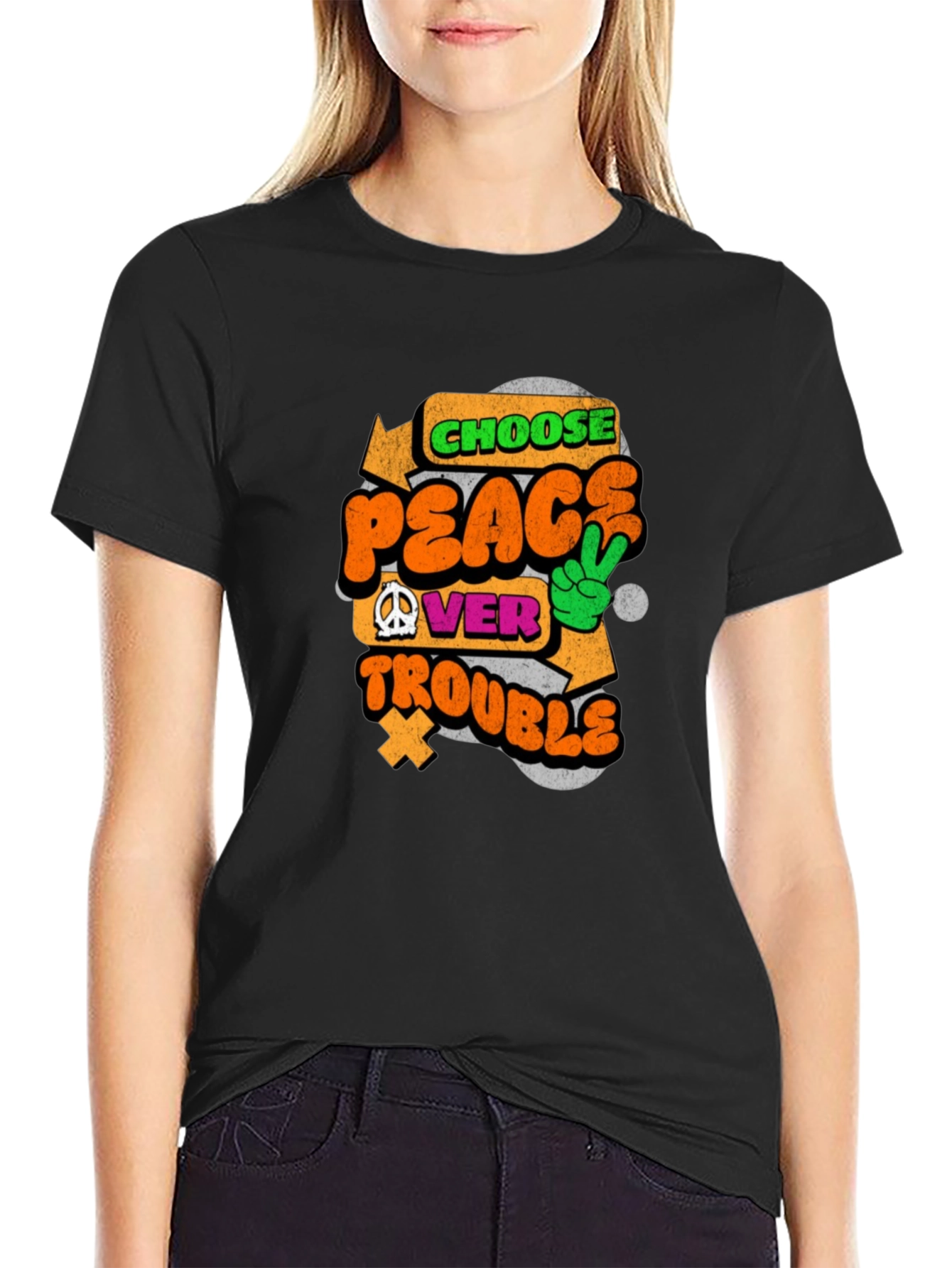 Choose Peace Over Trouble Graphic Tee