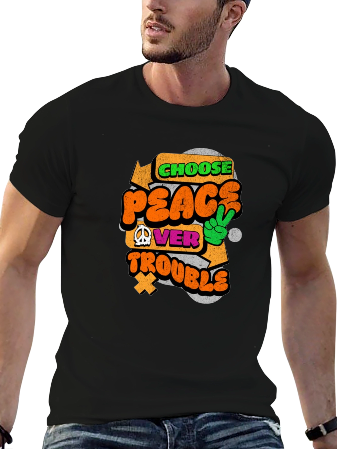 Choose Peace Over Trouble Graphic Tee