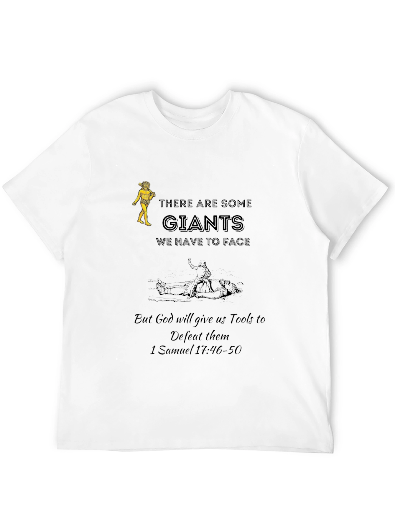 Giants We Face T-Shirt - Christian Apparel
