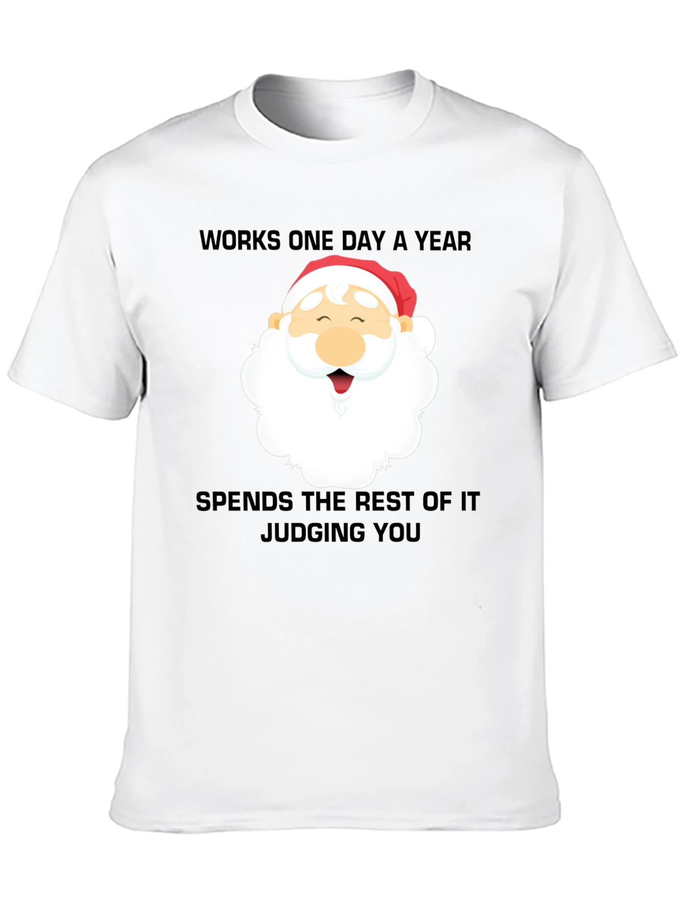 Santa Judging You Graphic T-Shirt