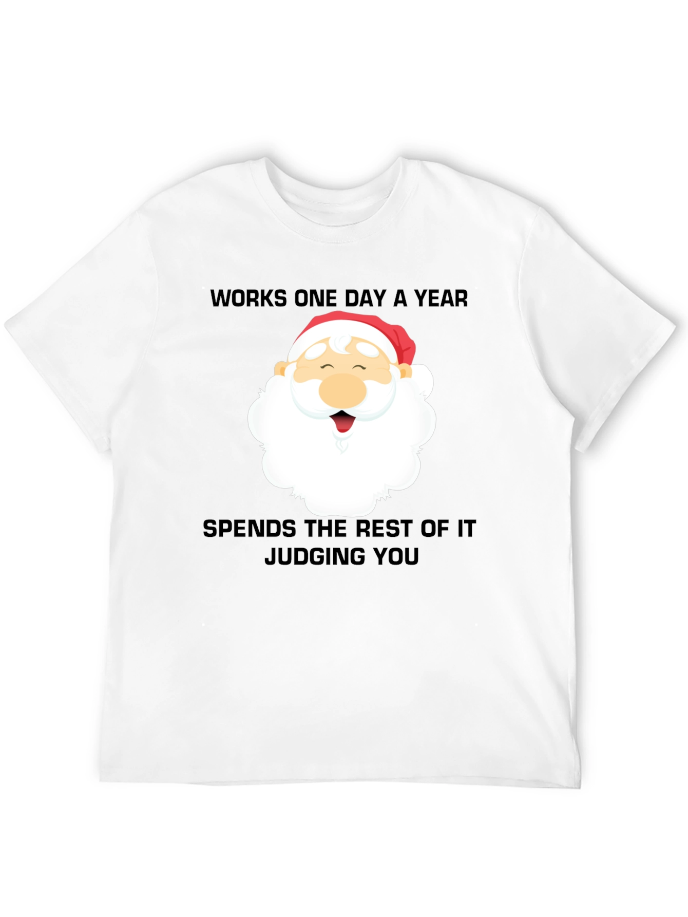 Santa Judging You Graphic T-Shirt