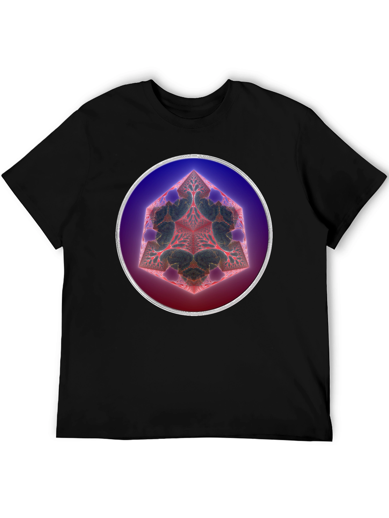 Geometric Fractal T-Shirt - Unique Design Tee