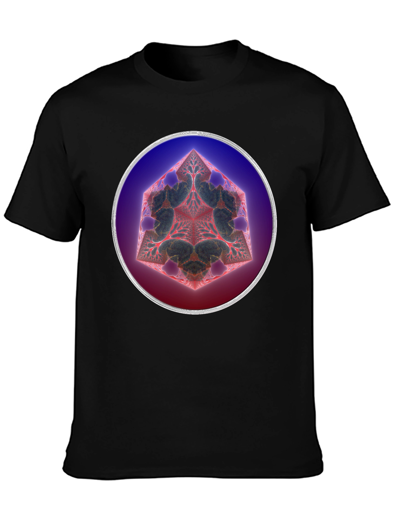 Geometric Fractal T-Shirt - Unique Design Tee