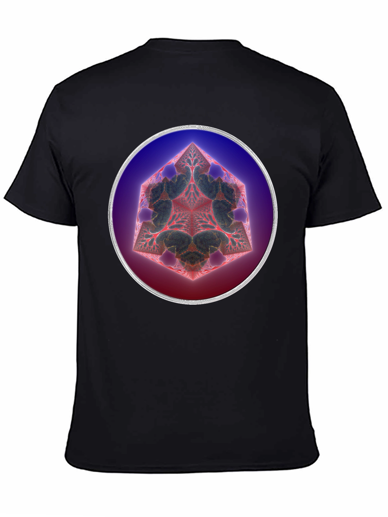 Geometric Fractal T-Shirt - Unique Design Tee