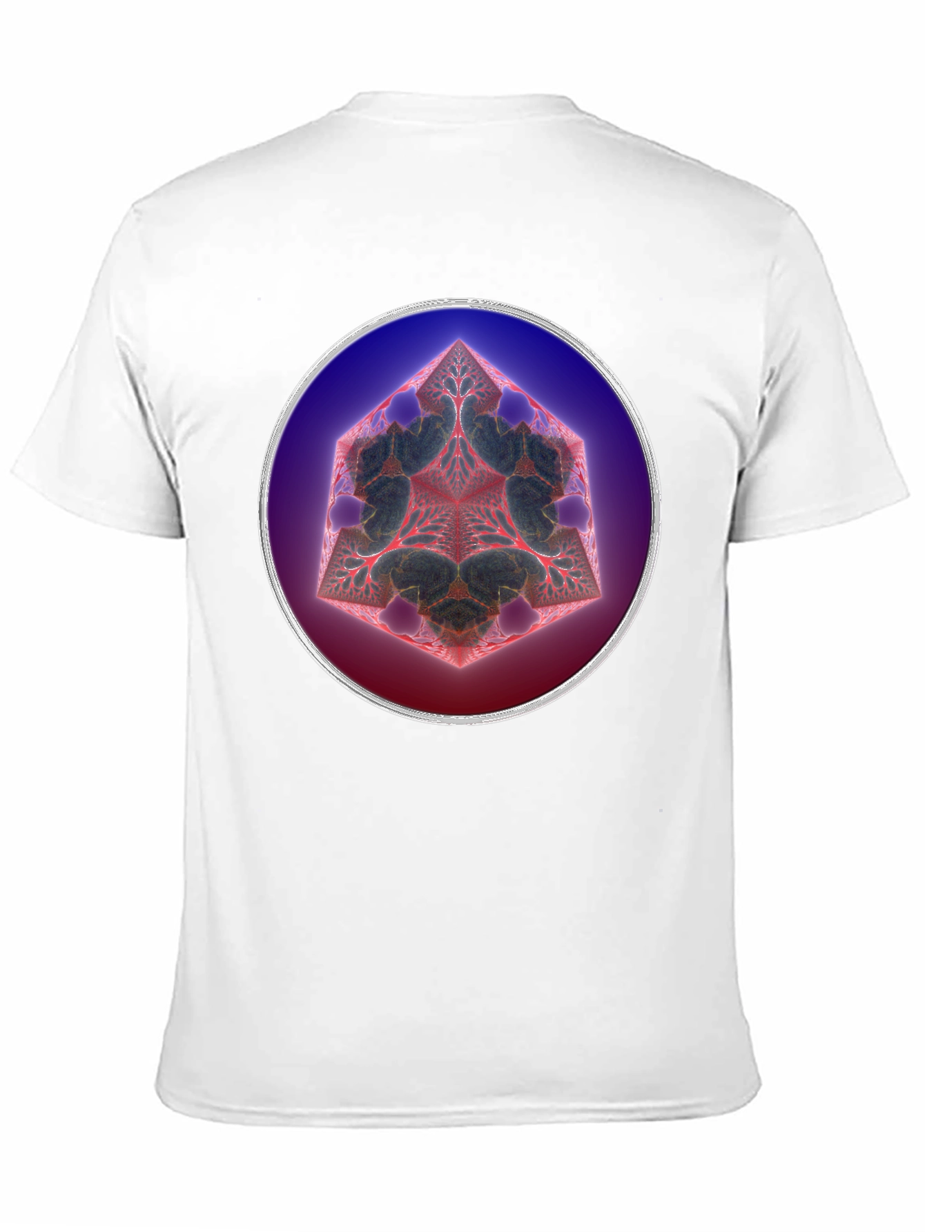 Geometric Fractal T-Shirt - Unique Design Tee