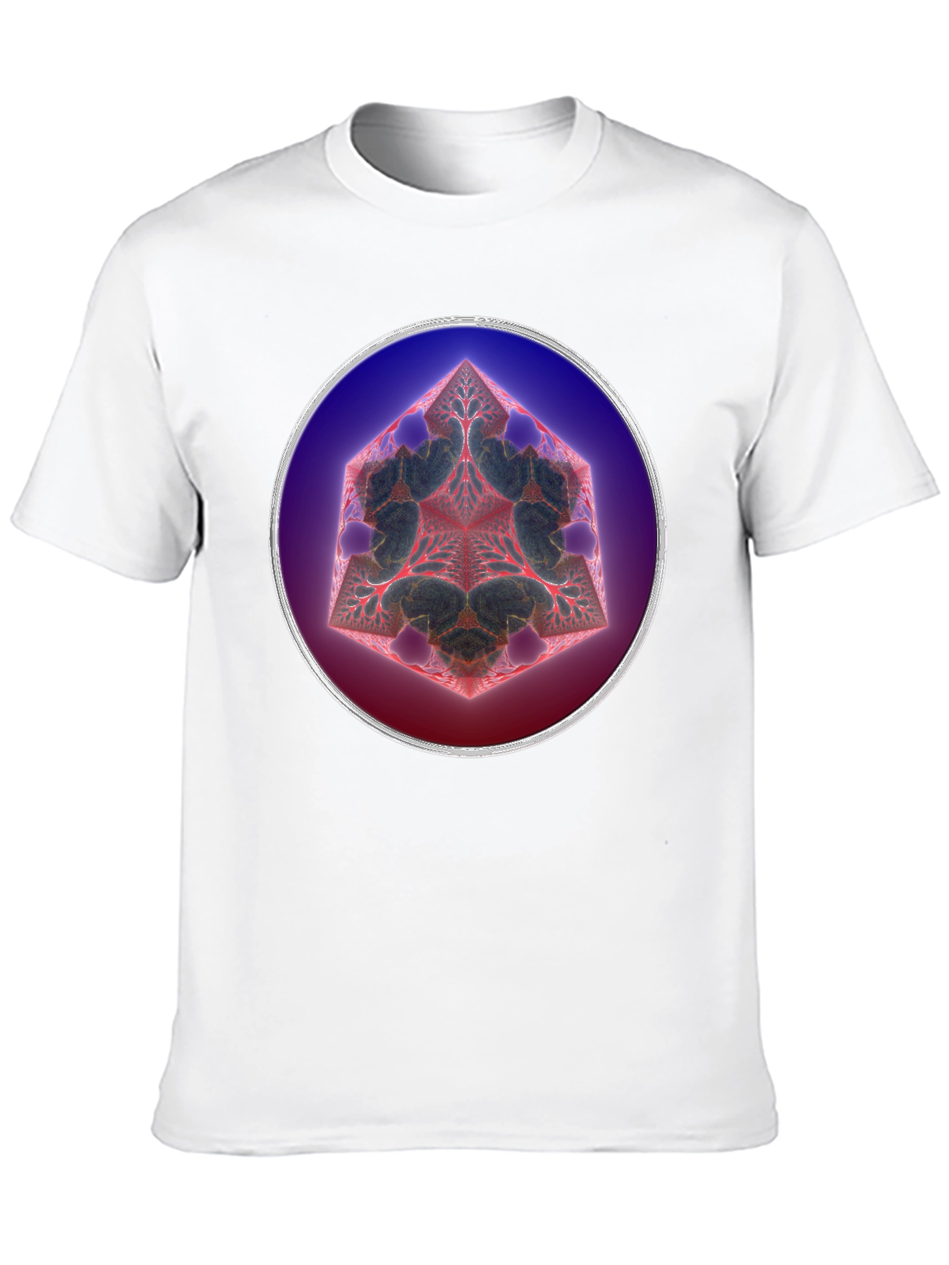 Geometric Fractal T-Shirt - Unique Design Tee