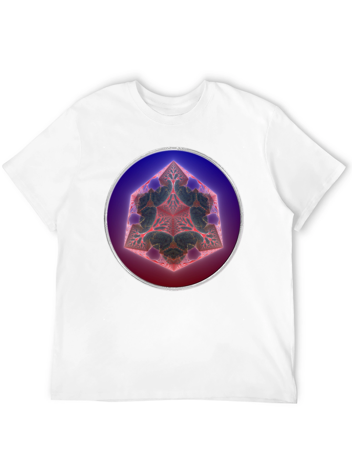 Geometric Fractal T-Shirt - Unique Design Tee