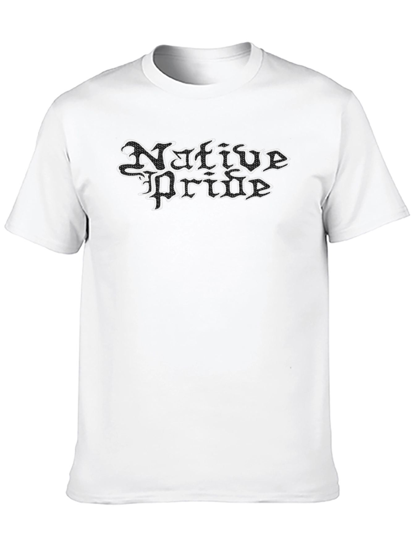 Native Pride Graphic T-Shirt - Black