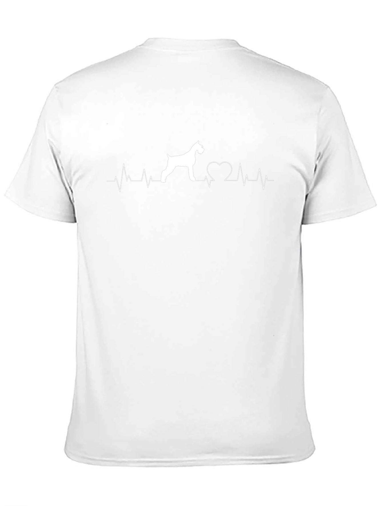 Dog Heartbeat T-Shirt - Standard Schnauzer Love