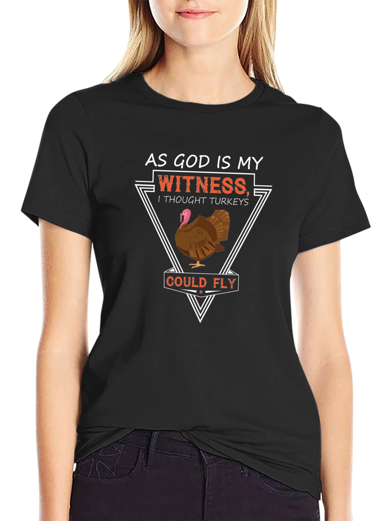 Funny Turkey T-Shirt - As God is My Witness