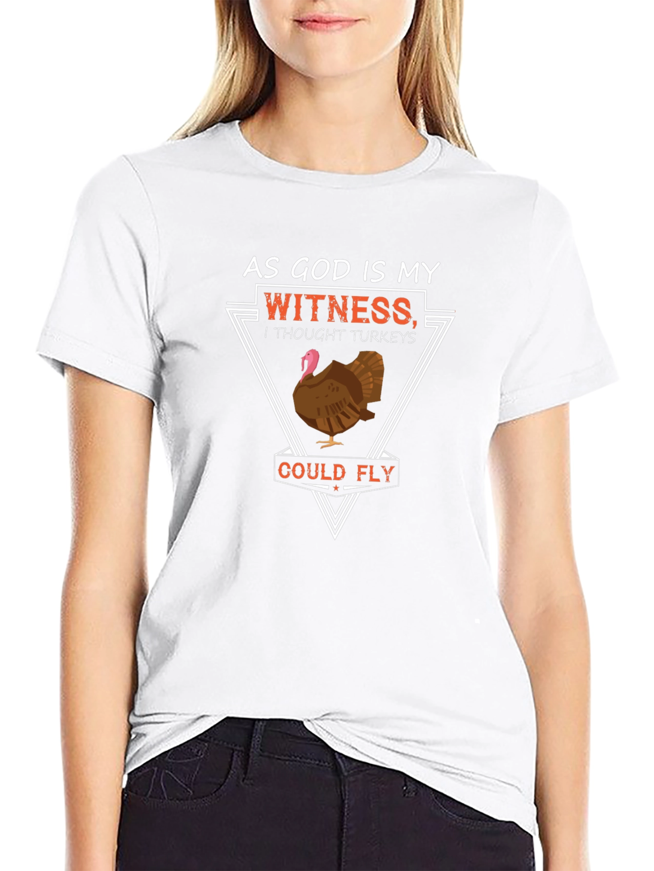 Funny Turkey T-Shirt - As God is My Witness