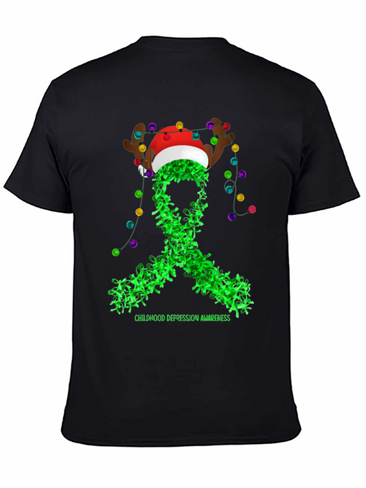 Childhood Depression Awareness Christmas Tee