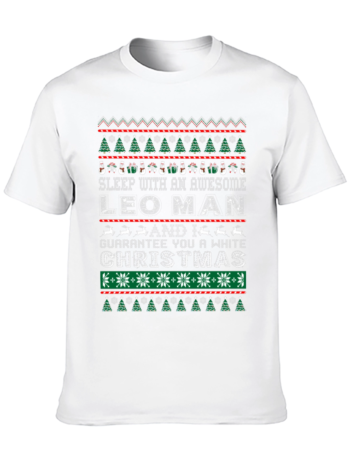 Awesome LEO Man Christmas T-Shirt