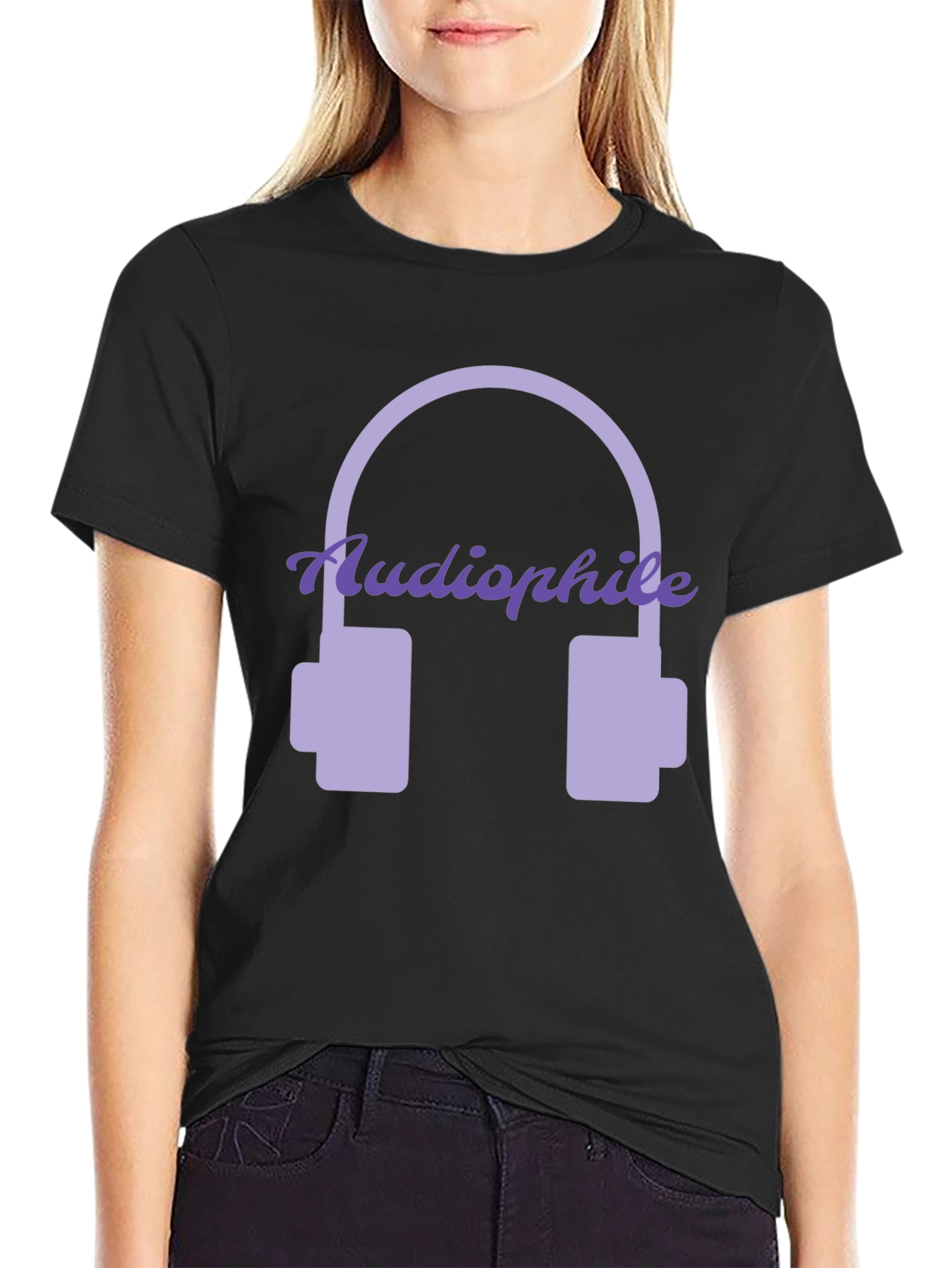 Audiophile Headphones Graphic Tee - Music Lover T-Shirt