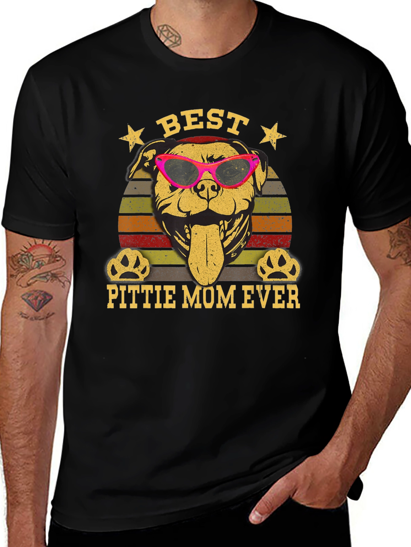 Best Pittie Mom Ever T-Shirt