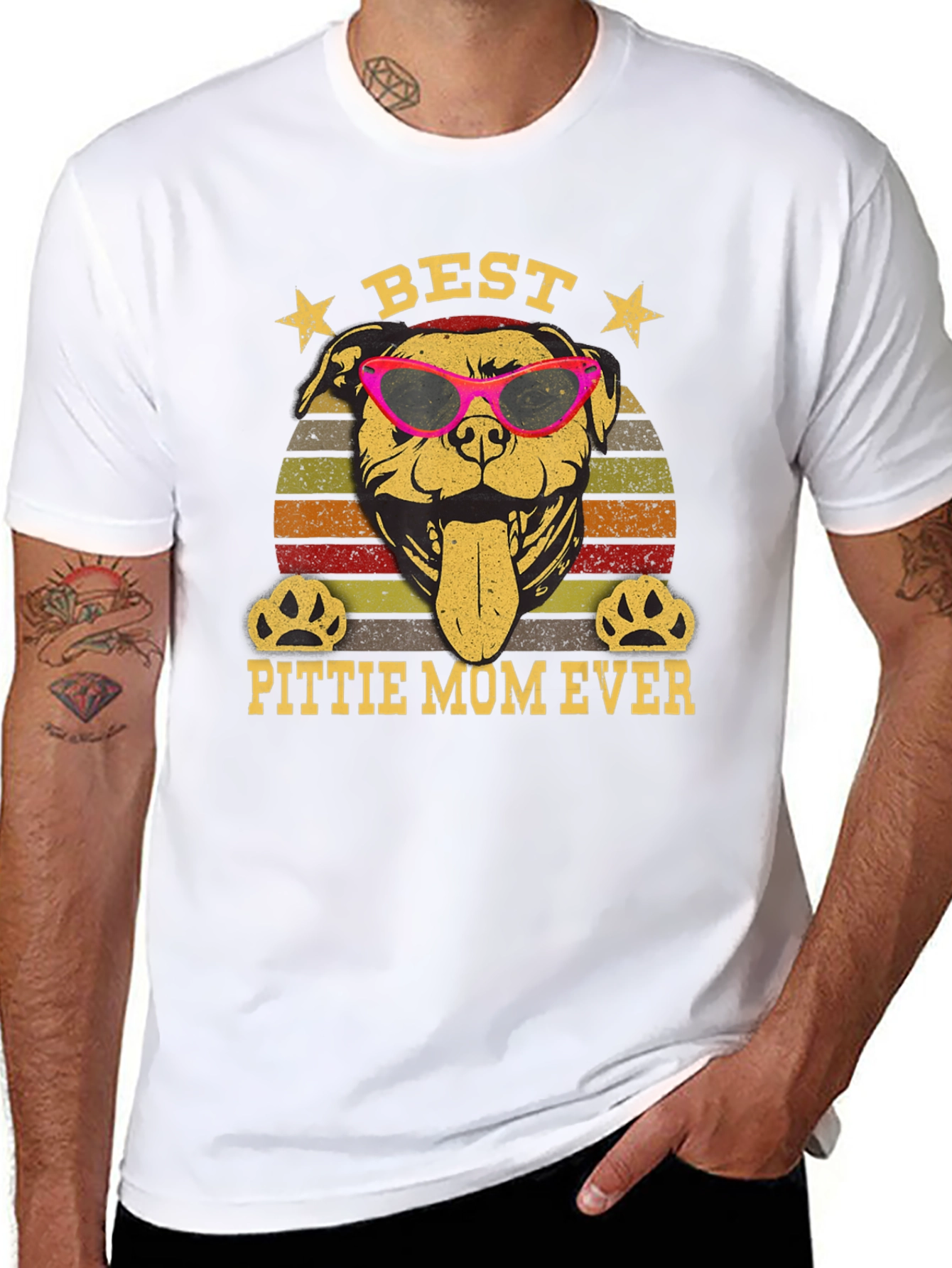 Best Pittie Mom Ever T-Shirt