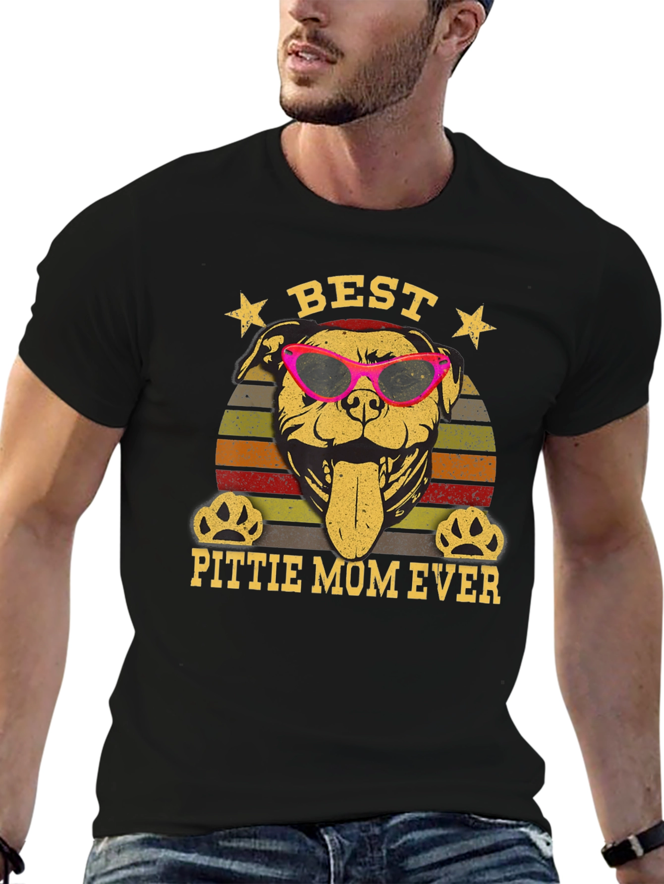 Best Pittie Mom Ever T-Shirt