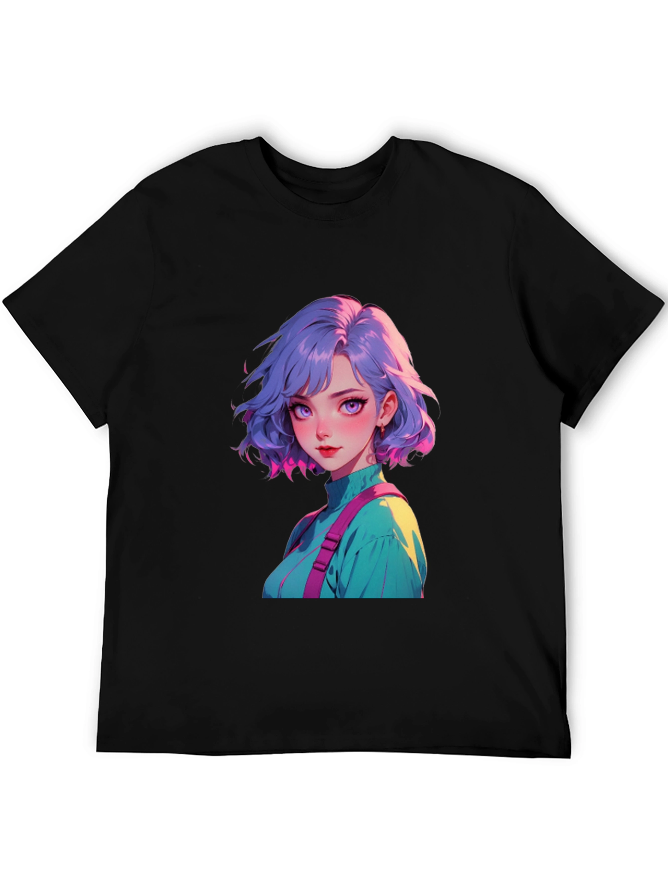 Anime Girl Graphic Tee - Stylish Casual Wear