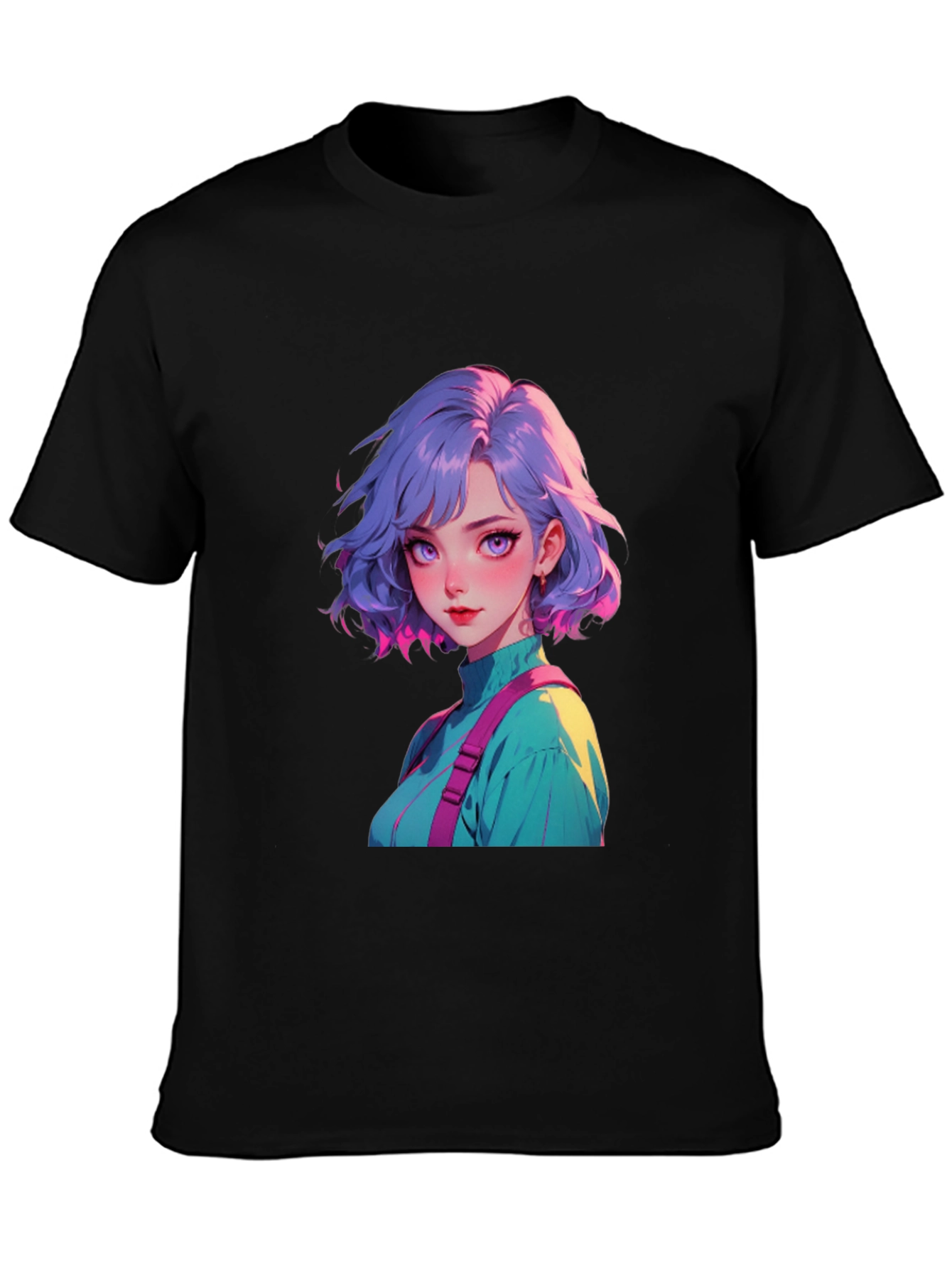 Anime Girl Graphic Tee - Stylish Casual Wear