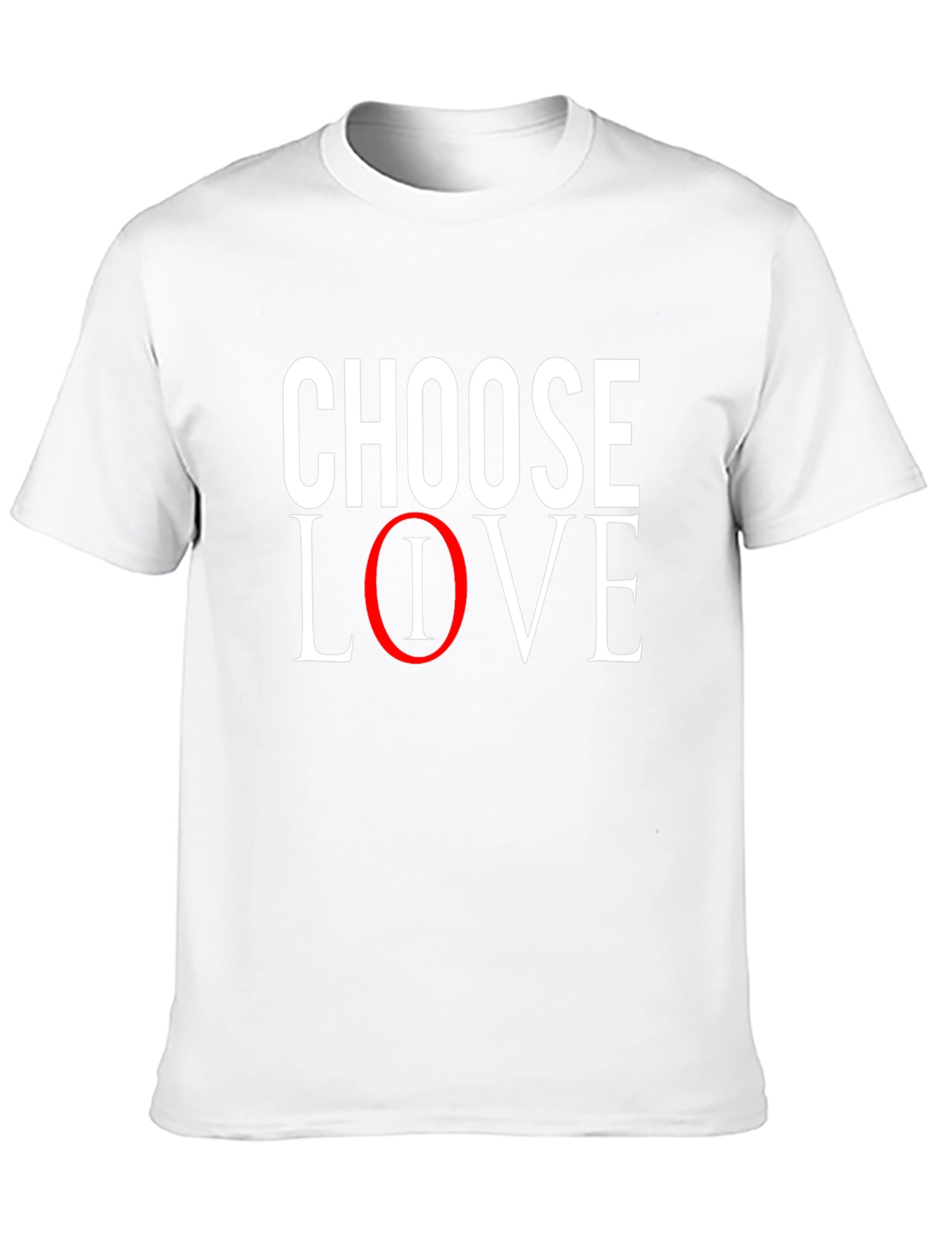 Choose Love T-Shirt - Black Casual Tee
