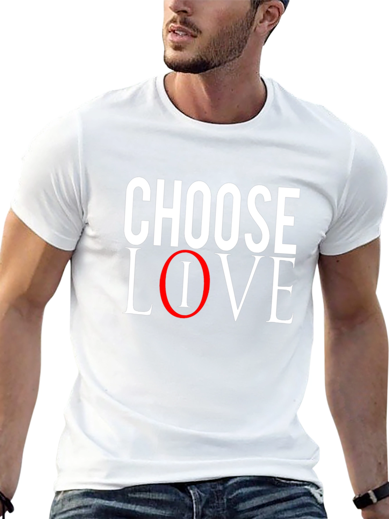 Choose Love T-Shirt - Black Casual Tee