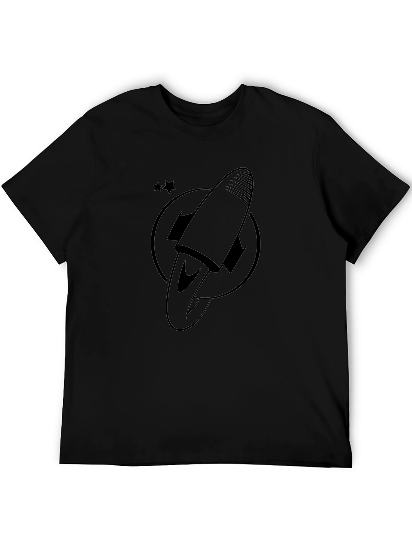 Rocket Graphic T-Shirt - Soft Cotton Blend Tee