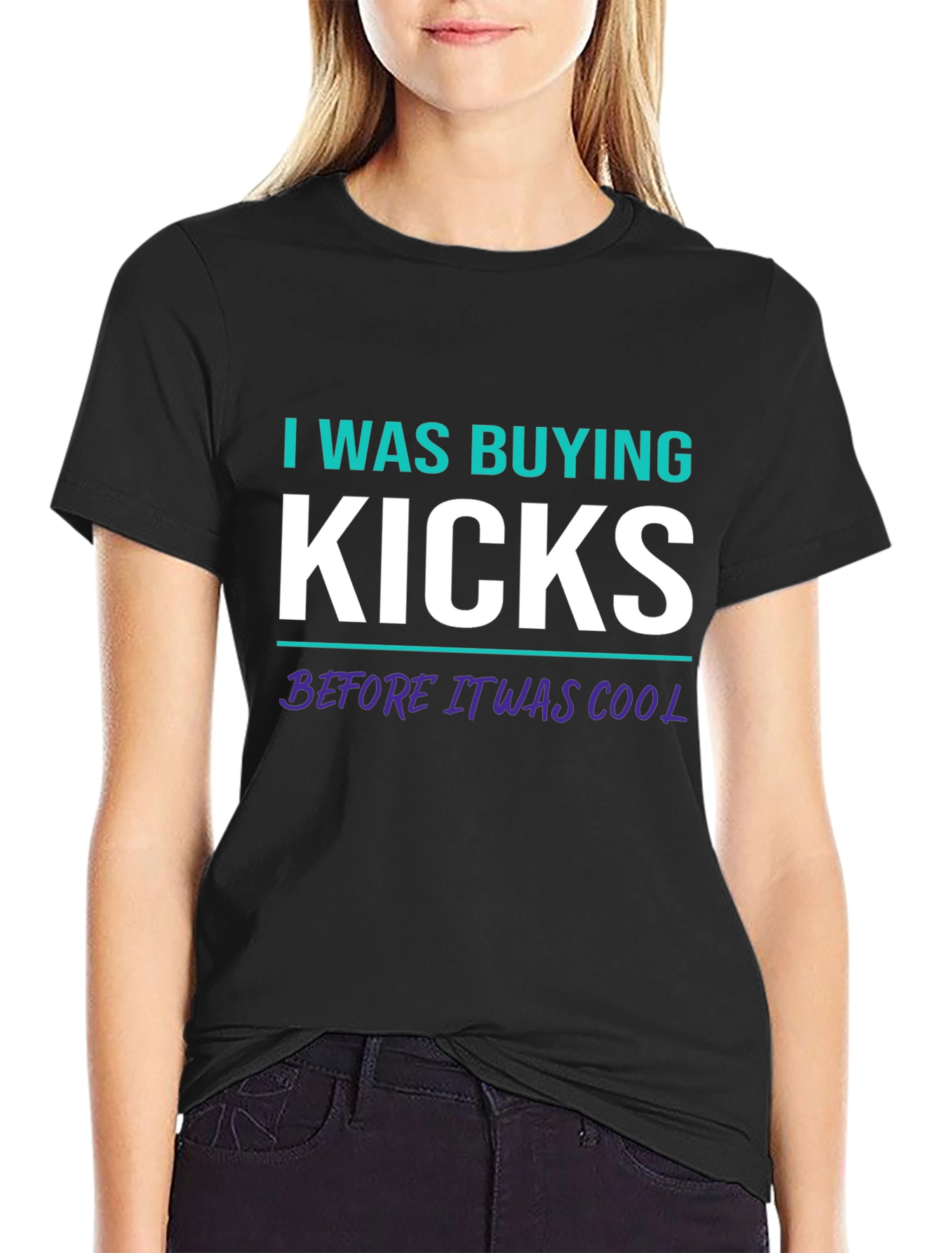 I Was Buying Kicks T-Shirt - Cool Sneakerhead Apparel