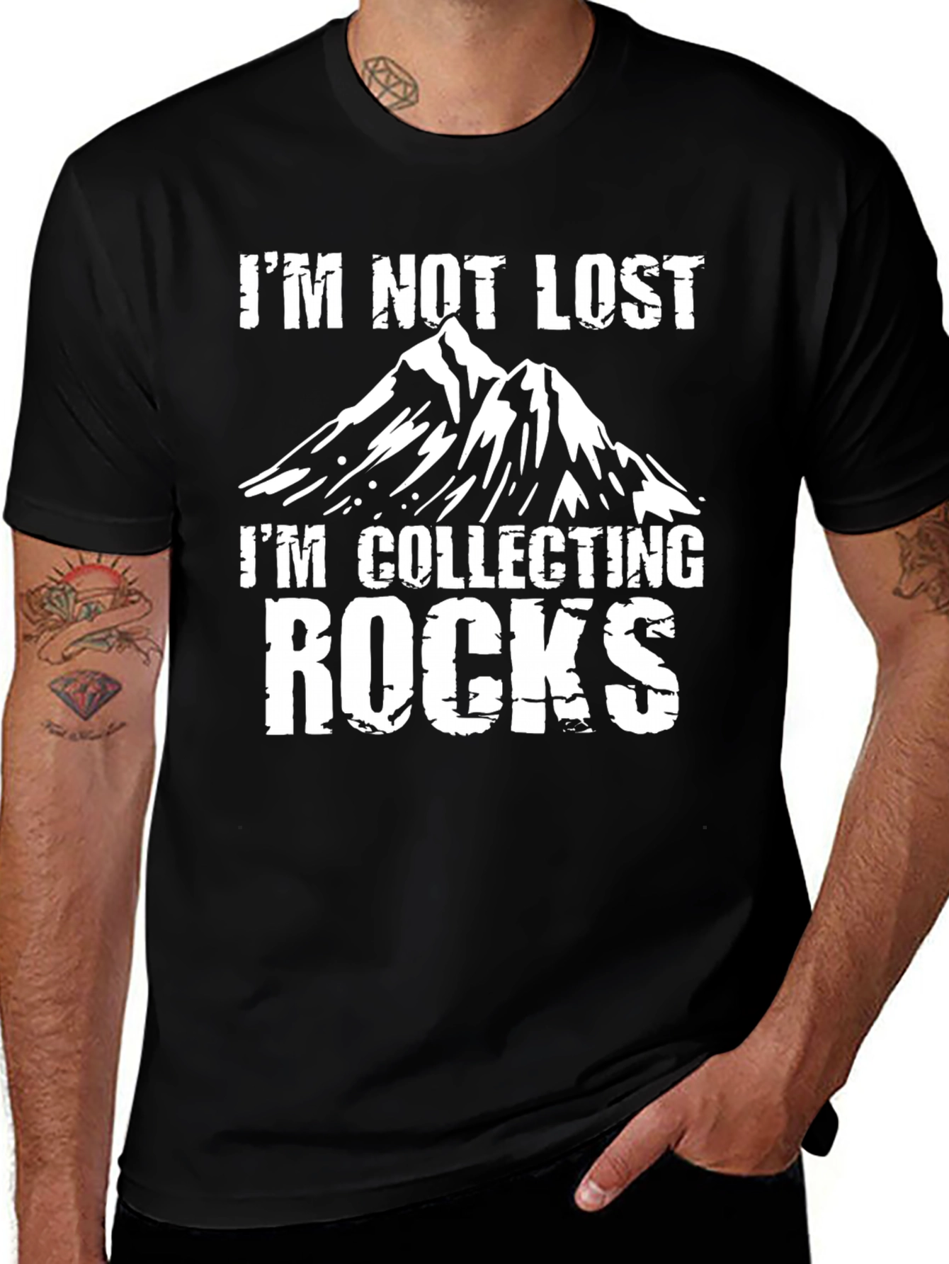 Im Not Lost Im Collecting Rocks T-Shirt