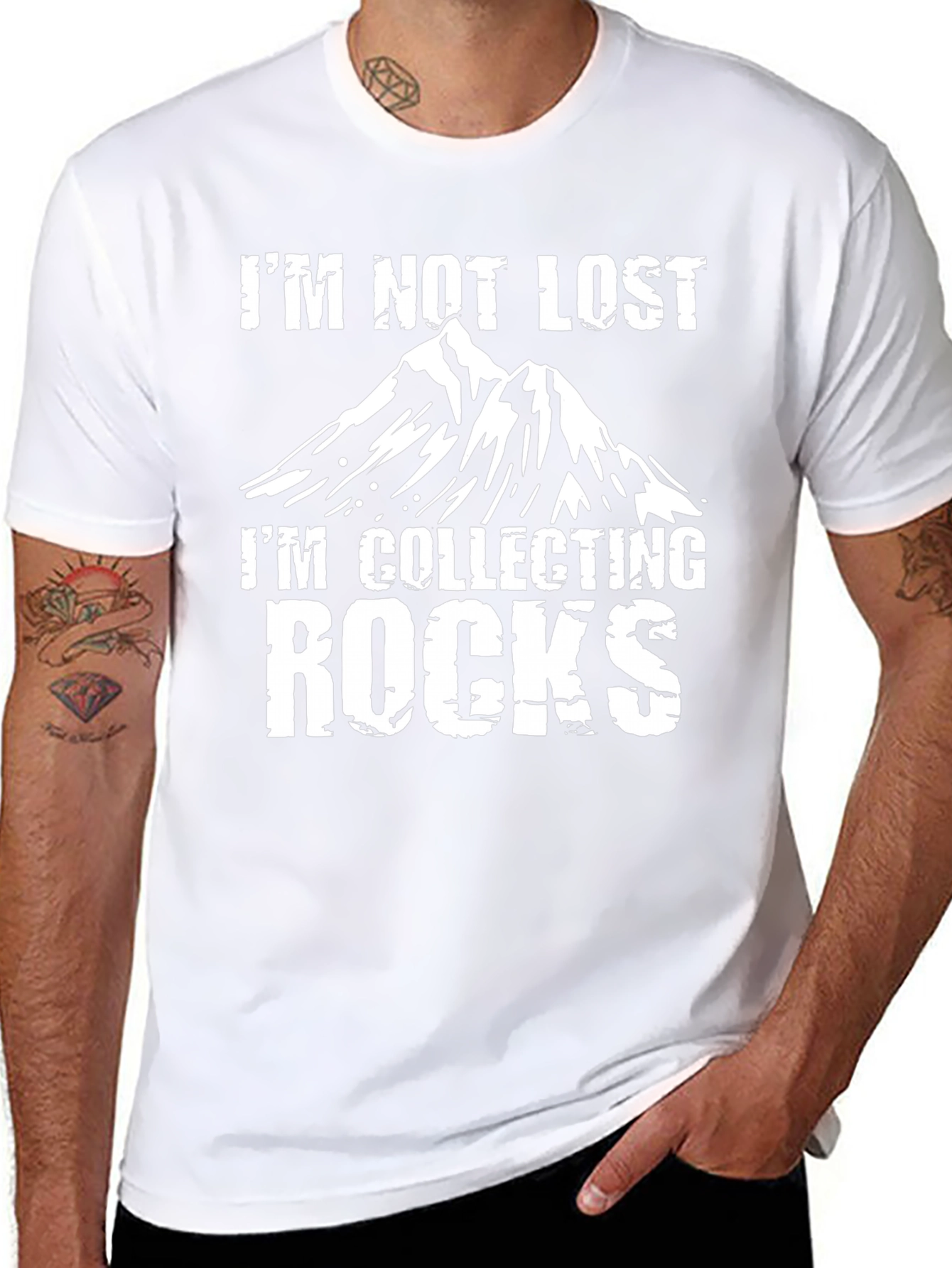 Im Not Lost Im Collecting Rocks T-Shirt