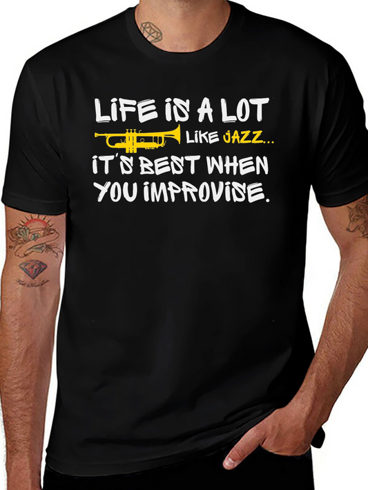 Life is Like Jazz Graphic Tee