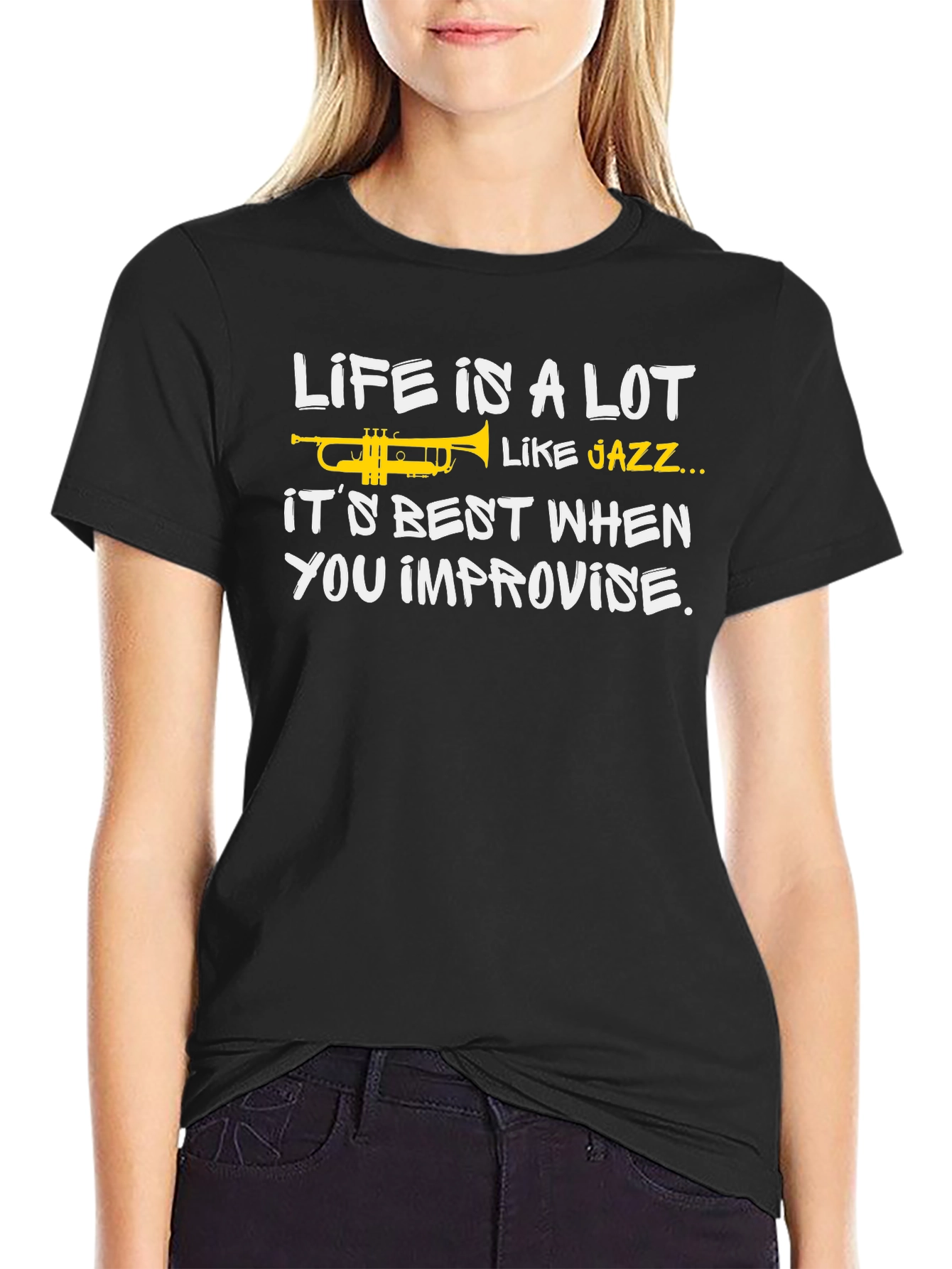Life is Like Jazz Graphic Tee