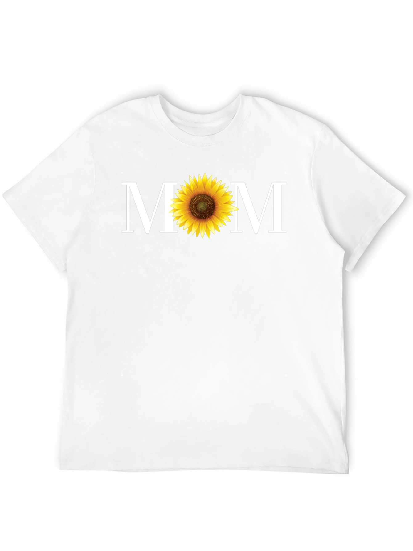 Sunflower MOM Graphic T-Shirt - Black Cotton Tee