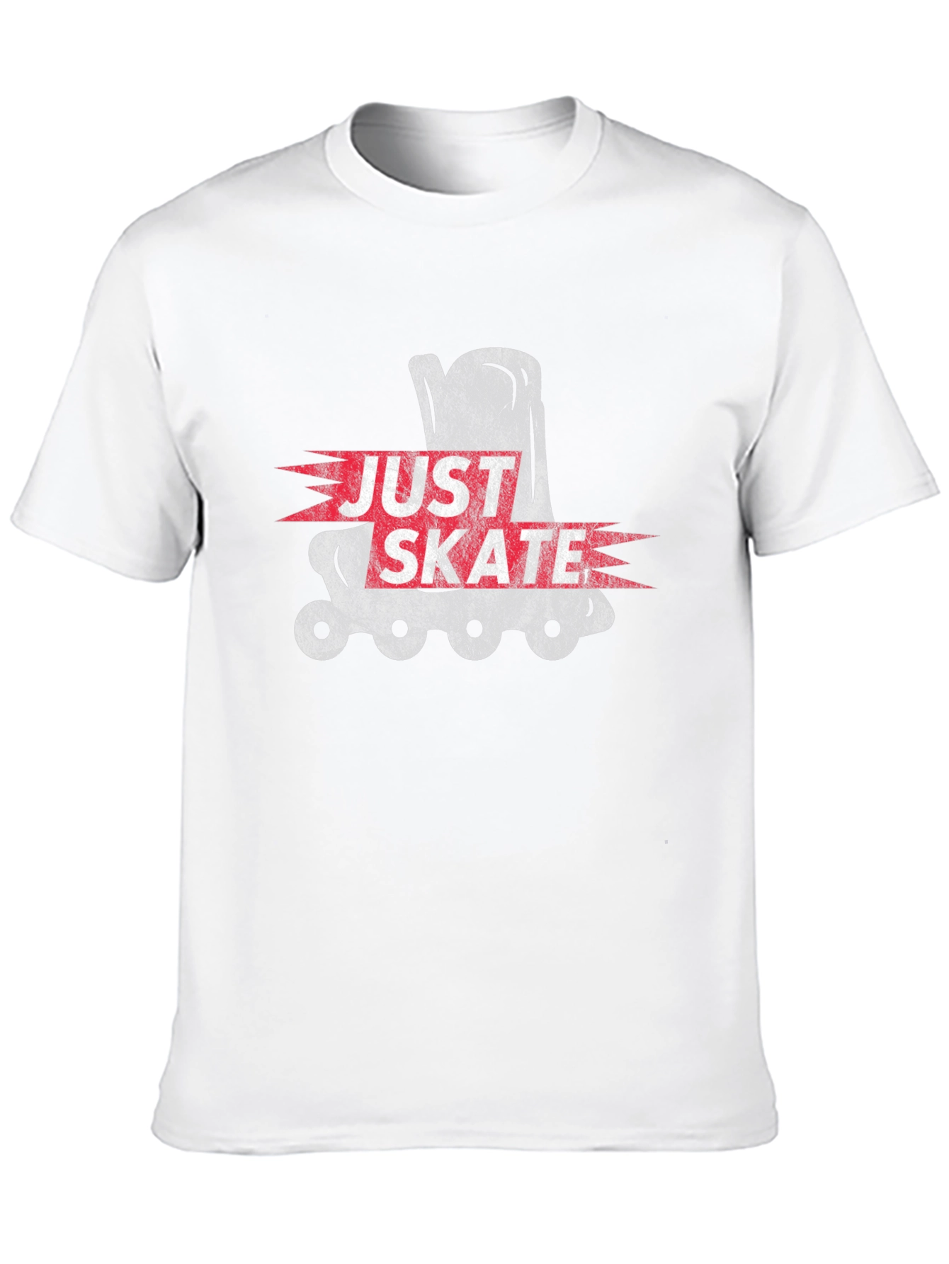 Just Skate T-Shirt - Roller Skate Graphic Tee