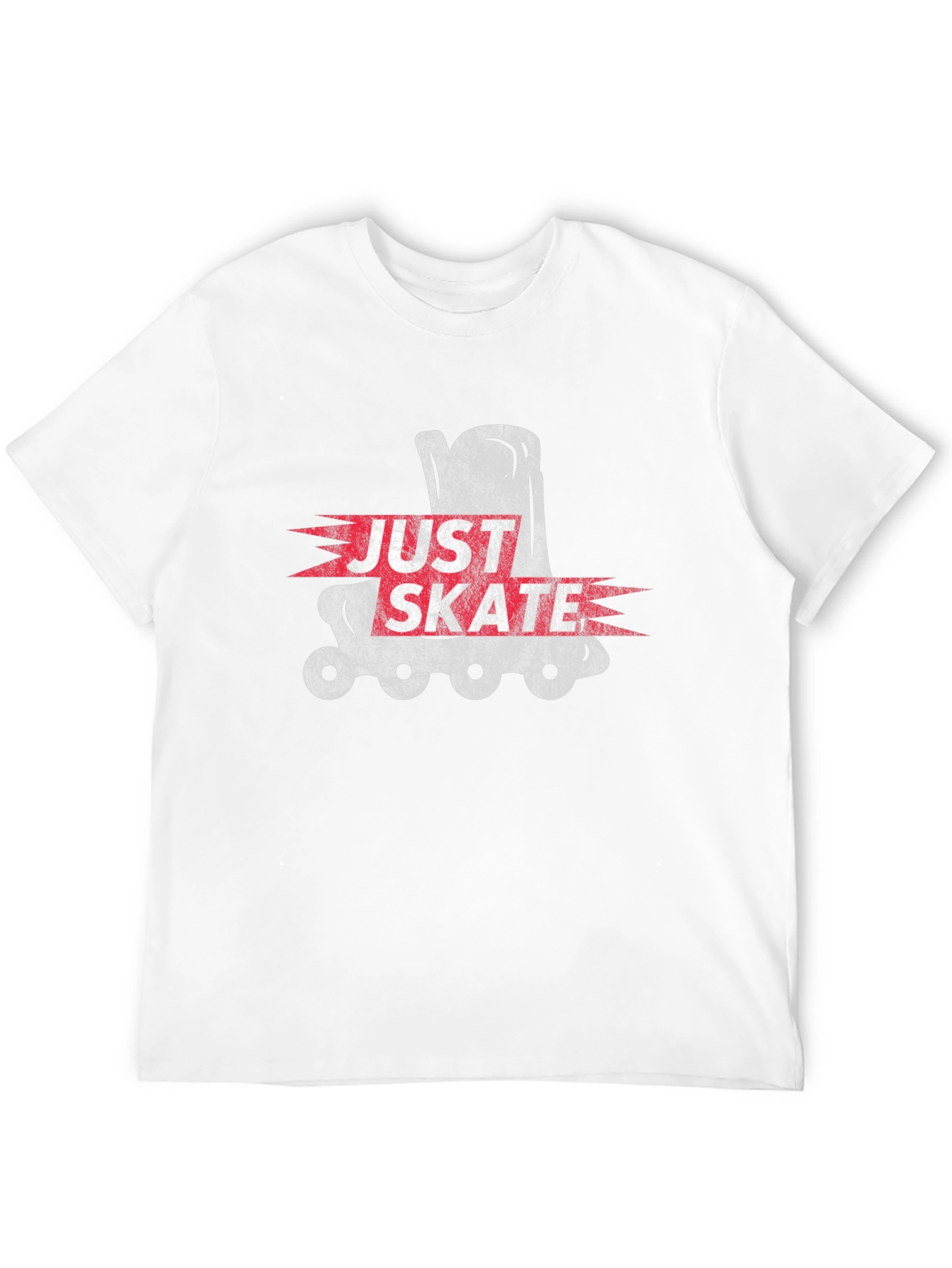 Just Skate T-Shirt - Roller Skate Graphic Tee