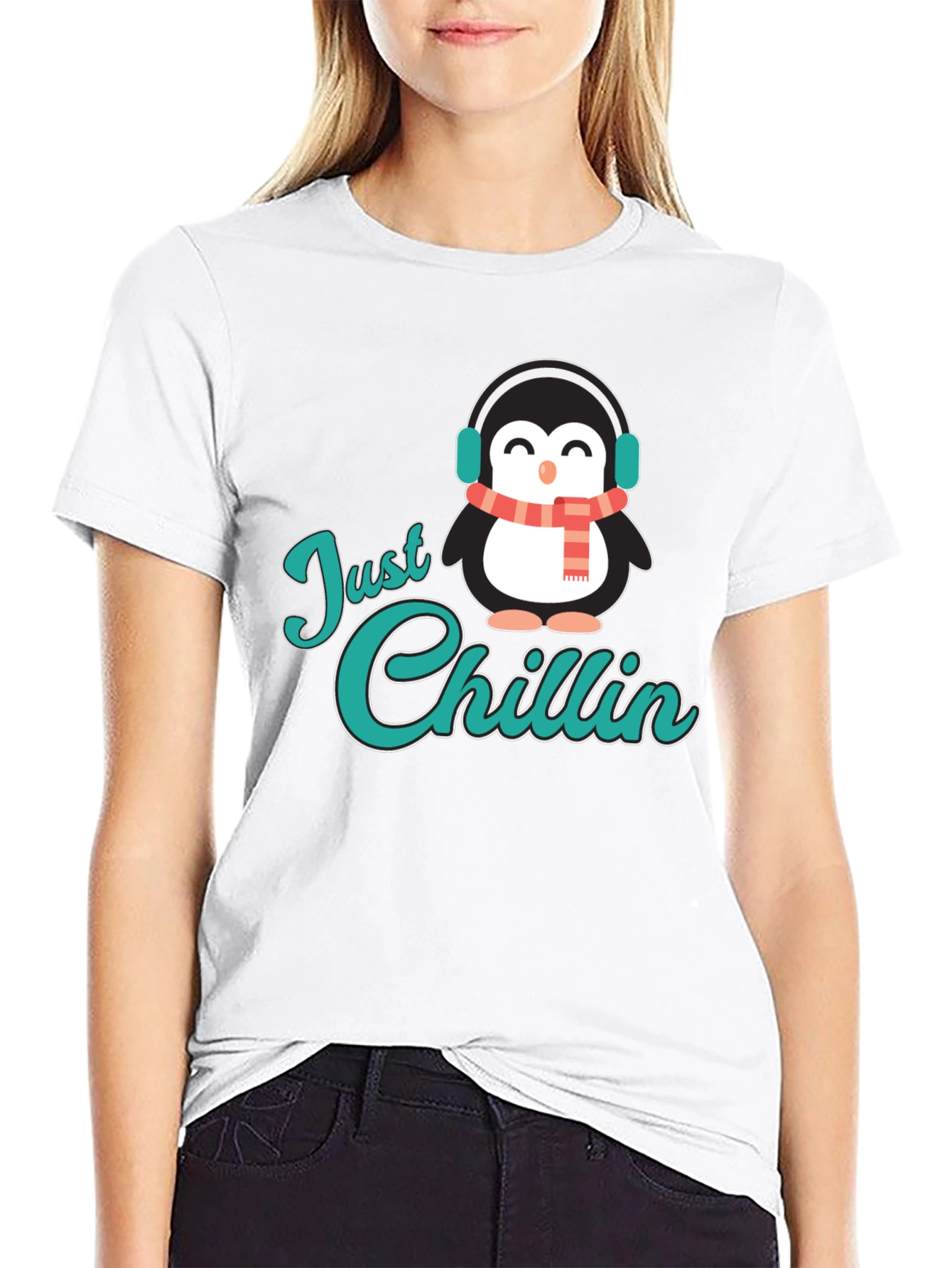 Just Chillin Penguin T-Shirt