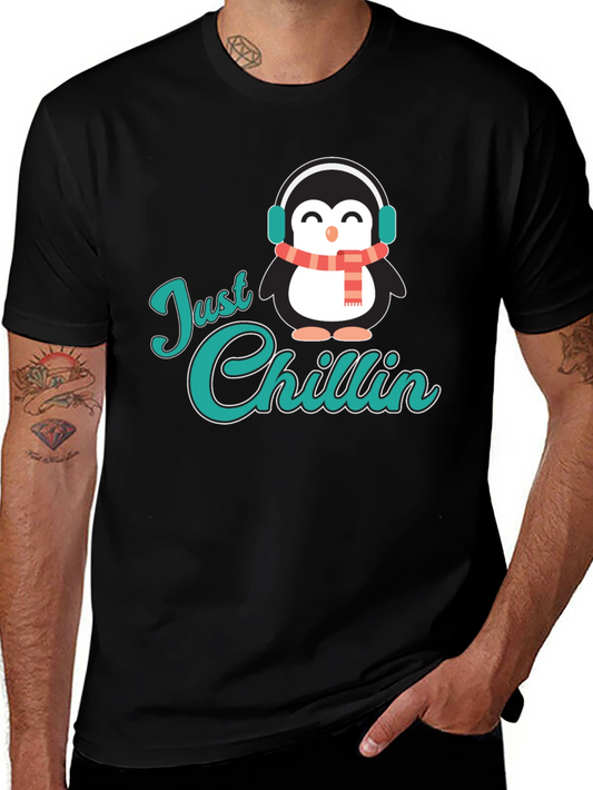 Just Chillin Penguin T-Shirt